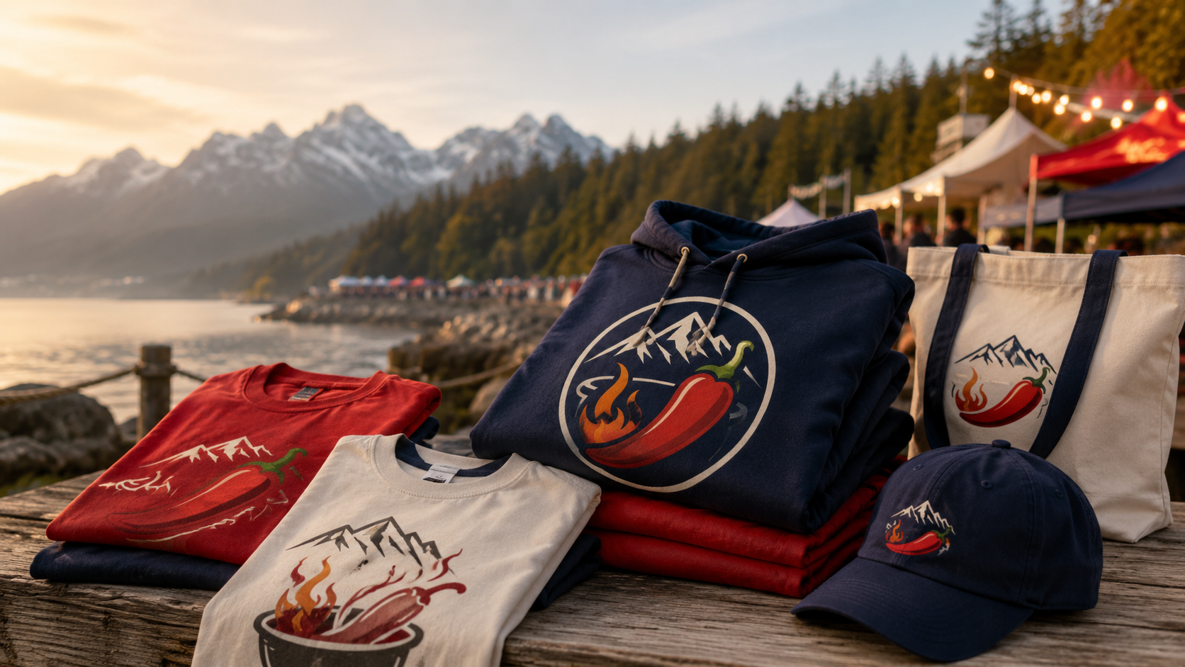 Juneau Chili Fest T-shirt and hoodie placeholder illustration